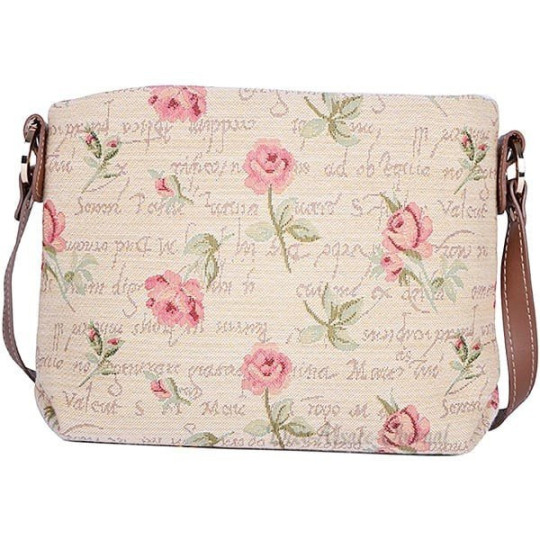Handtasche Body mit Rosenblütenmuster