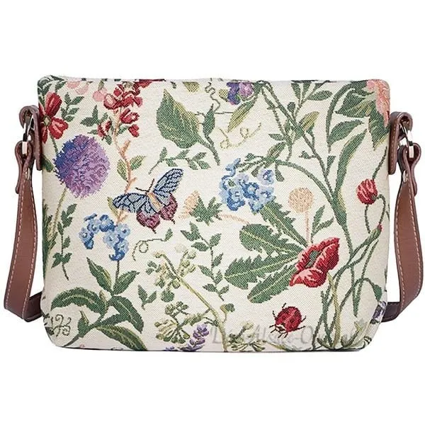 Handbag Body with Garden Flowers motif