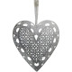 Heart of Alsace in Gray Metal laser-cut fine effect Lace