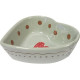 Coupelle Coeur de Soufflenheim Gris Ciel décor Frise Coeur