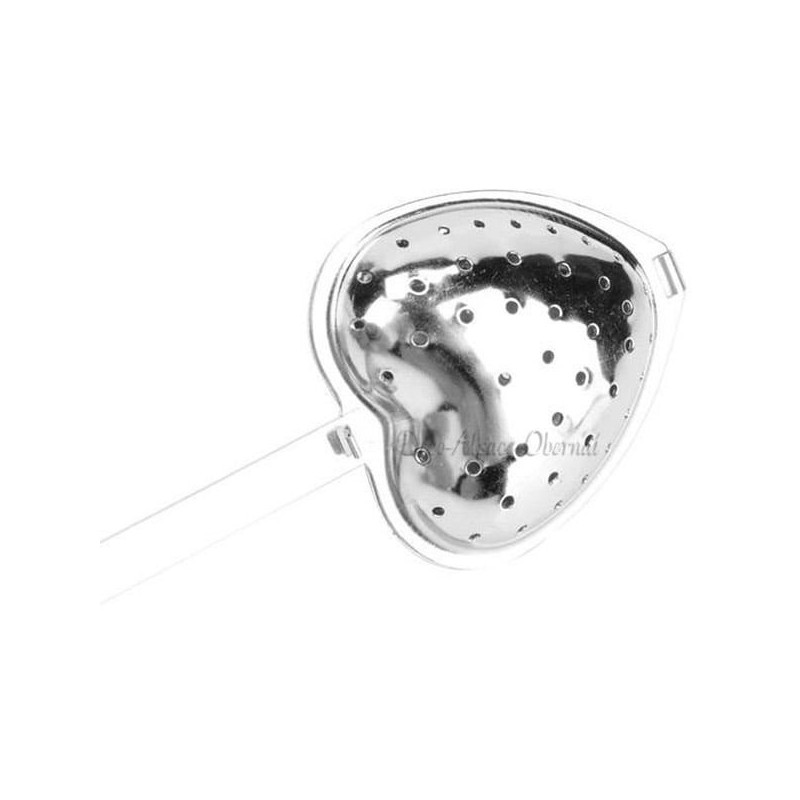 Infuseur Boule à Thé / Infusion forme de Coeur en Acier