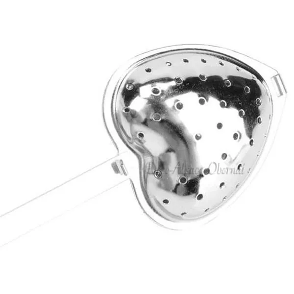 Infuseur Boule à Thé / Infusion forme de Coeur en Acier