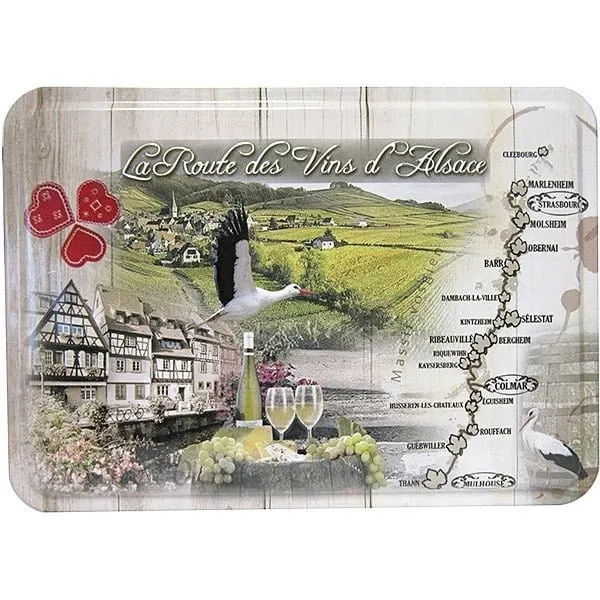 Boite à Sucre décor Route des Vins d'Alsace