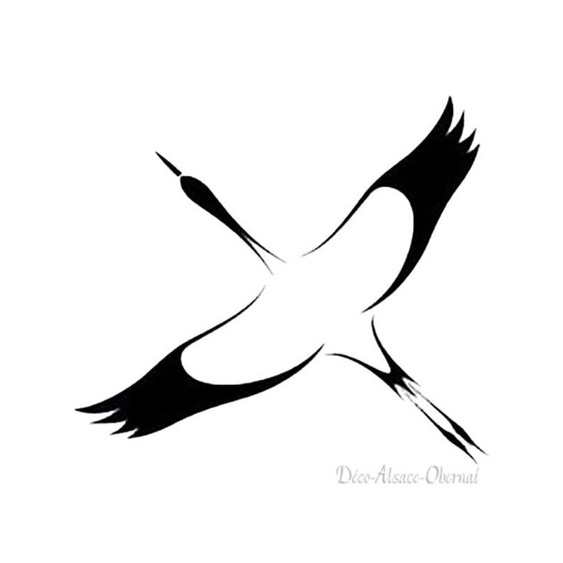 Cigogne Sticker de Toilette