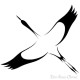 Cigogne Sticker de Toilette