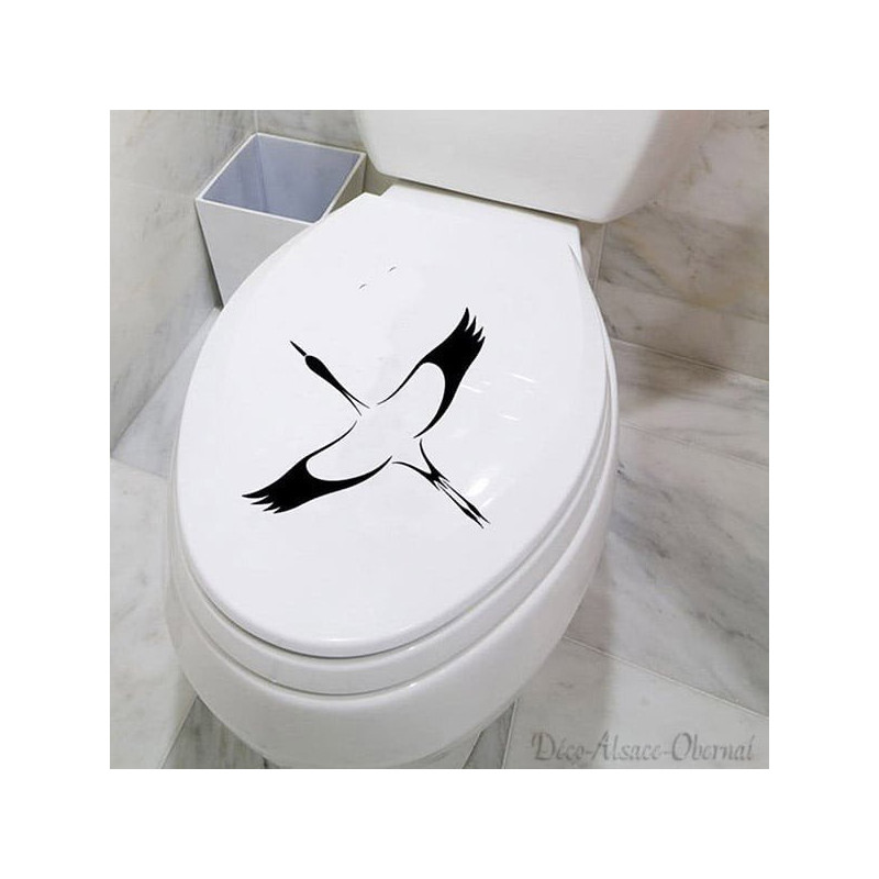 Cigogne Sticker de Toilette