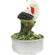 Cigogne d'Alsace en Bougie Chauffe Plat