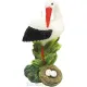 Grande Bougie en forme de Cigogne d'Alsace