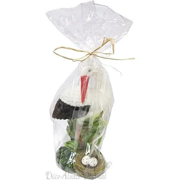 Große Kerze geformt Stork Alsace