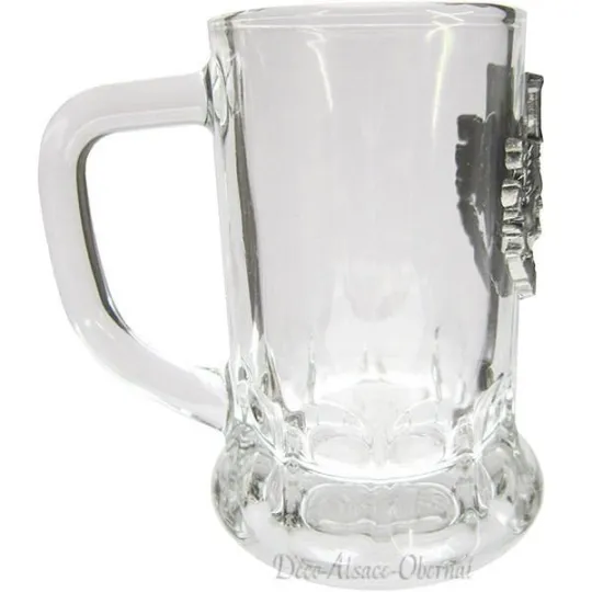 Likeurglaasje met Tinnen Plaat Elzas