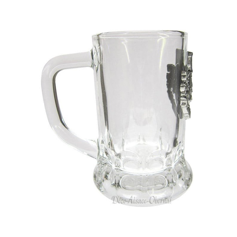 Digestive Krug mit elsässischer Zinnplatte 3 cl
