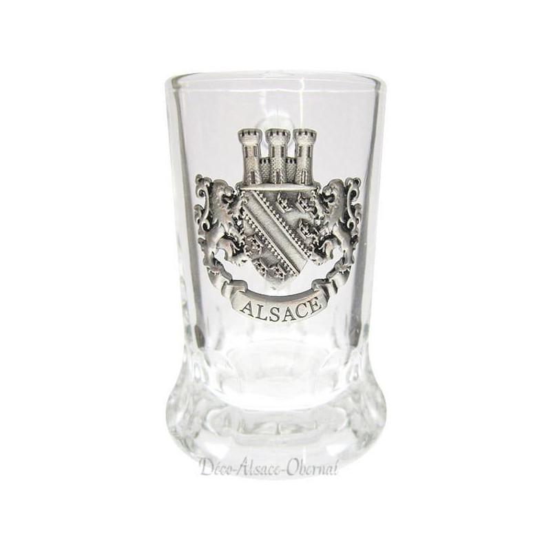 Digestive Krug mit elsässischer Zinnplatte 3 cl