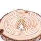 Broche Pins Fantaisie dorée forme Araignée sertie de Strass