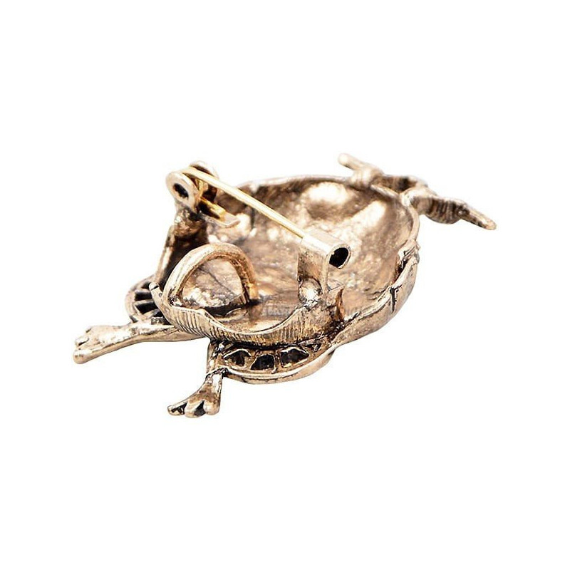 Fancy Owl Brosche Set mit Kupfer Strass