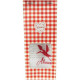 Red Gift Pouch Embroidered Hand Towel Alsatian Stork To Offer!