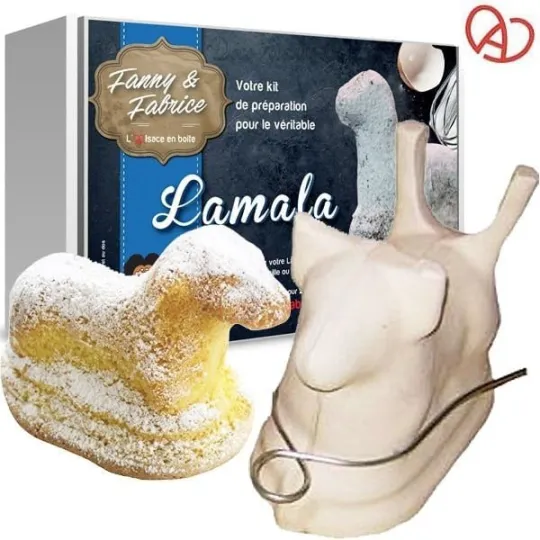 Kit de préparation du Lamala Alsacien avec Moule Agneau Pascal 18cm