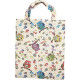 Sac Tote décoré de motif Oiseau Hibou
