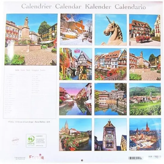 Kalender Elzas in Kleur 2020