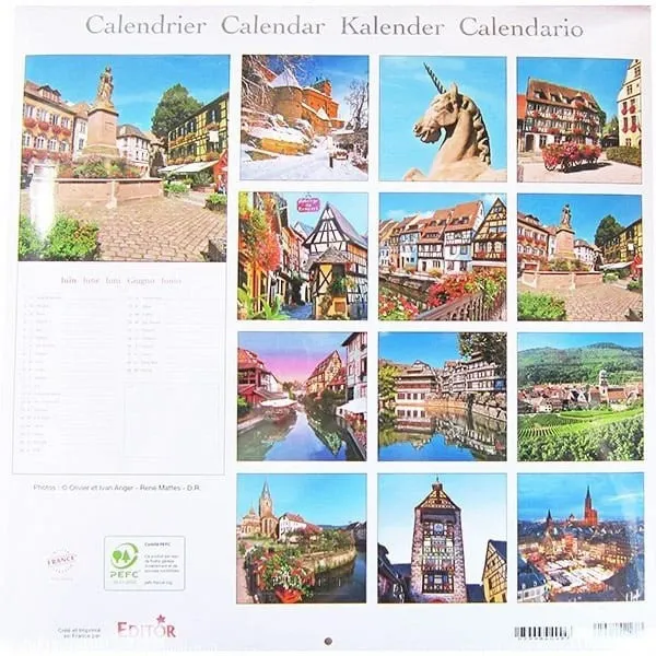 Calendrier L'Alsace en Couleur 2020