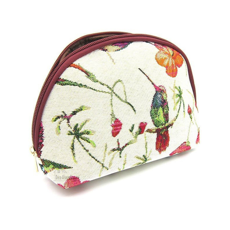 Beutel mit Reißverschluss mit Kolibri-Vogel-Motiv