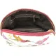 Pochette avec zip motif Oiseau Colibri