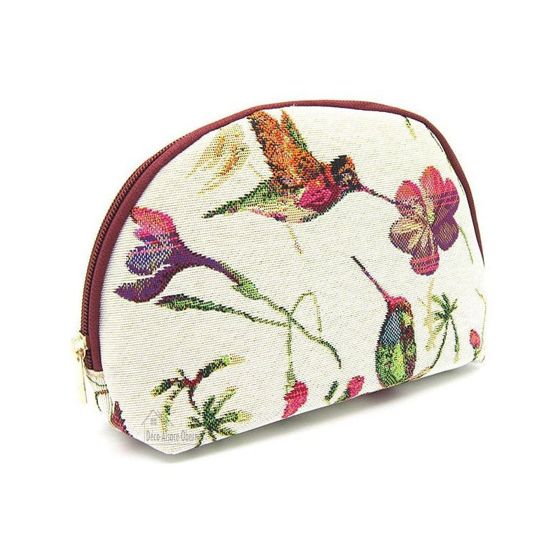 Beutel mit Reißverschluss mit Kolibri-Vogel-Motiv