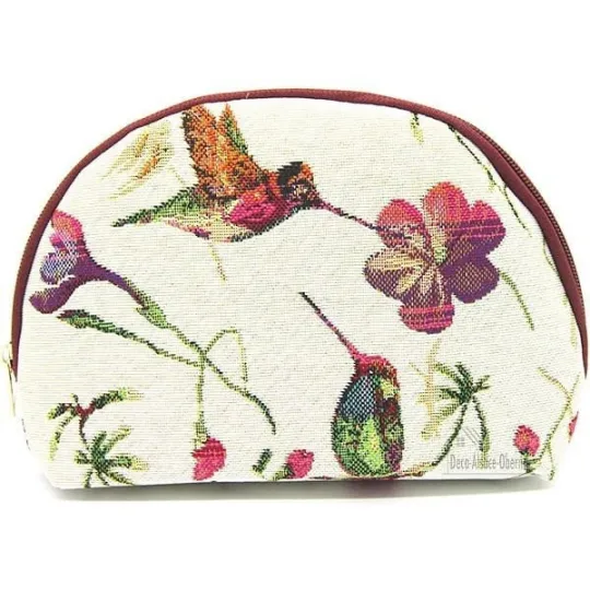 Etui met rits motief Kolibri vogel