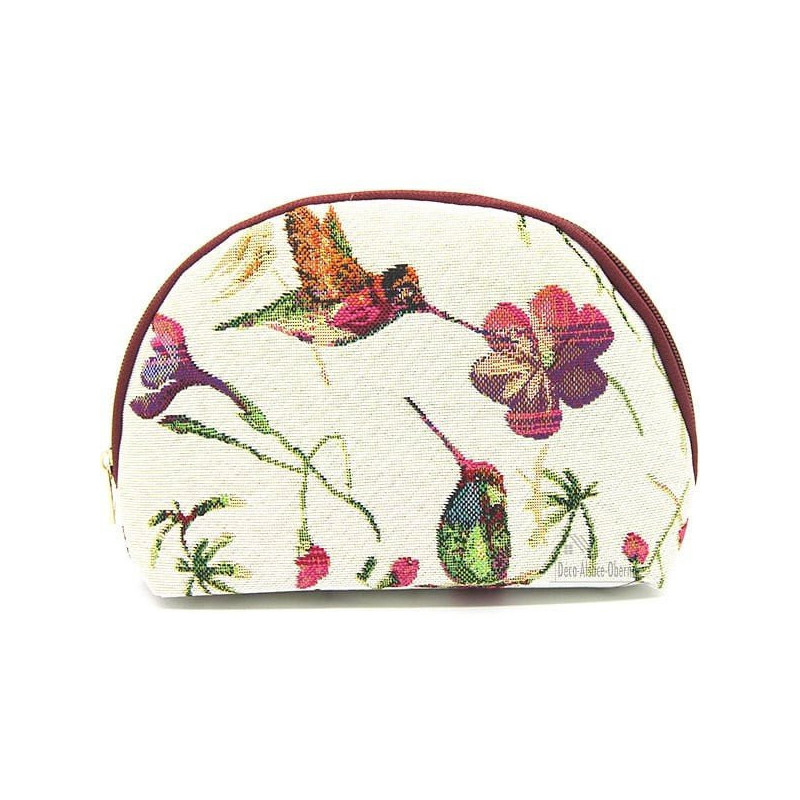 Beutel mit Reißverschluss mit Kolibri-Vogel-Motiv