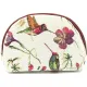 Pochette avec zip motif Oiseau Colibri
