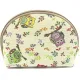 Pochette avec zip motif Oiseau Hibou