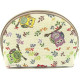 Pochette avec zip motif Oiseau Hibou