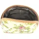 Pochette avec zip motif Rose et verdure