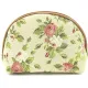 Pochette avec zip motif Rose et verdure