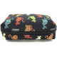 Pochette Sac à Main noir motif Chats en Couleur
