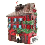 Magnet Décoratif Maison d'Alsace avec Tourelle Rouge