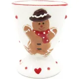 Mannele Ceramic Egg Cup Alsatian Gingerbread Decor
