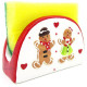 Sponge Holder in Ceramic Mannele decor in Alsatian Gingerbread