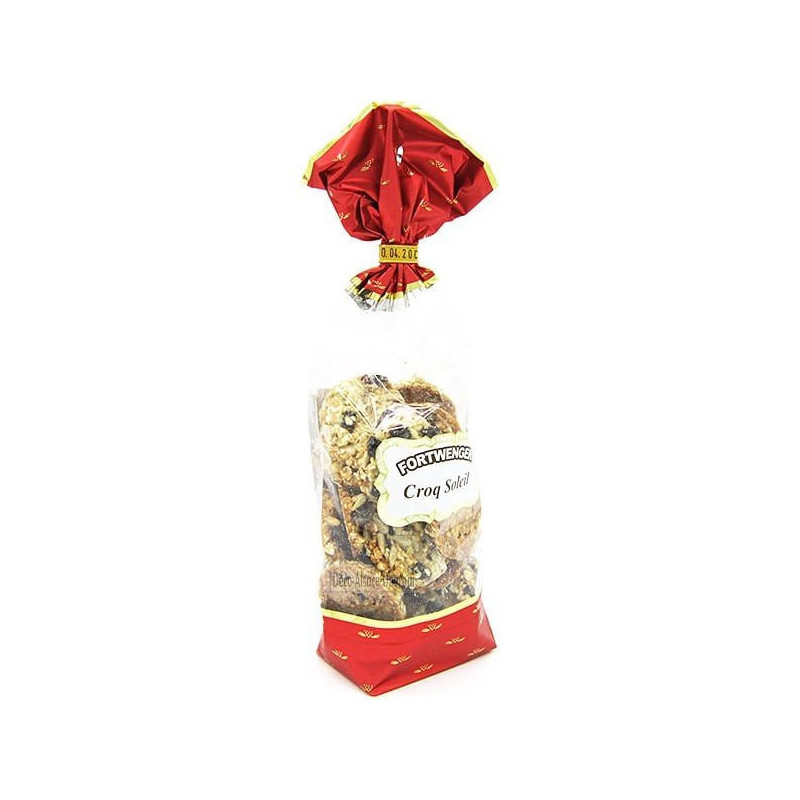 Bredele Croq' Soleil , Miel, Raisins et Graines de Tournesol