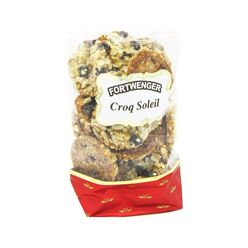 Bredele Croq' Soleil , Miel, Raisins et Graines de Tournesol