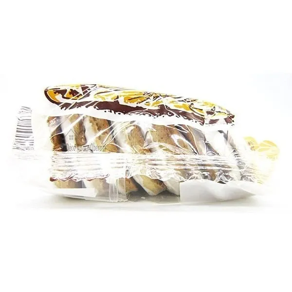 Tongues of Gingerbread with Citrus Almonds and Hazelnuts