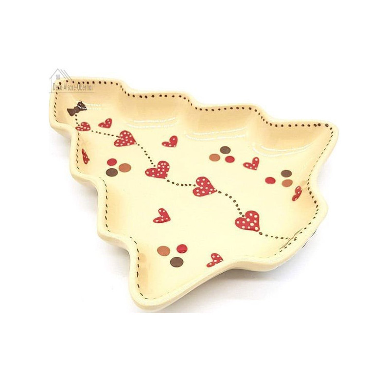 Soufflenheim Fir-shaped cup Nature decor Frieze Hearts