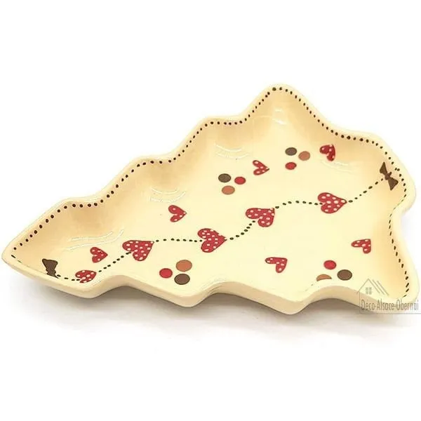 Soufflenheim Fir-shaped cup Nature decor Frieze Hearts