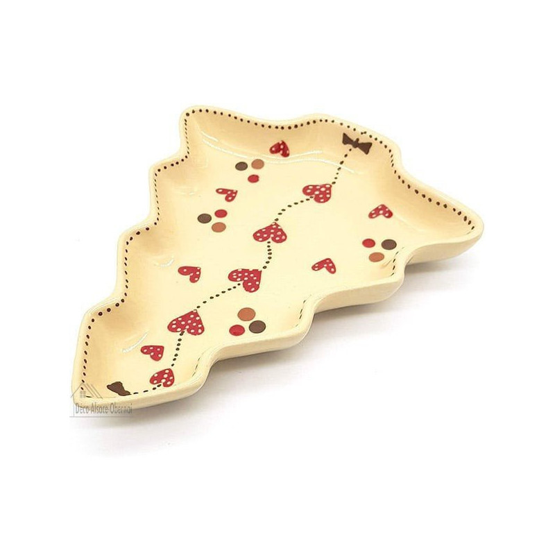 Soufflenheim Fir-shaped cup Nature decor Frieze Hearts