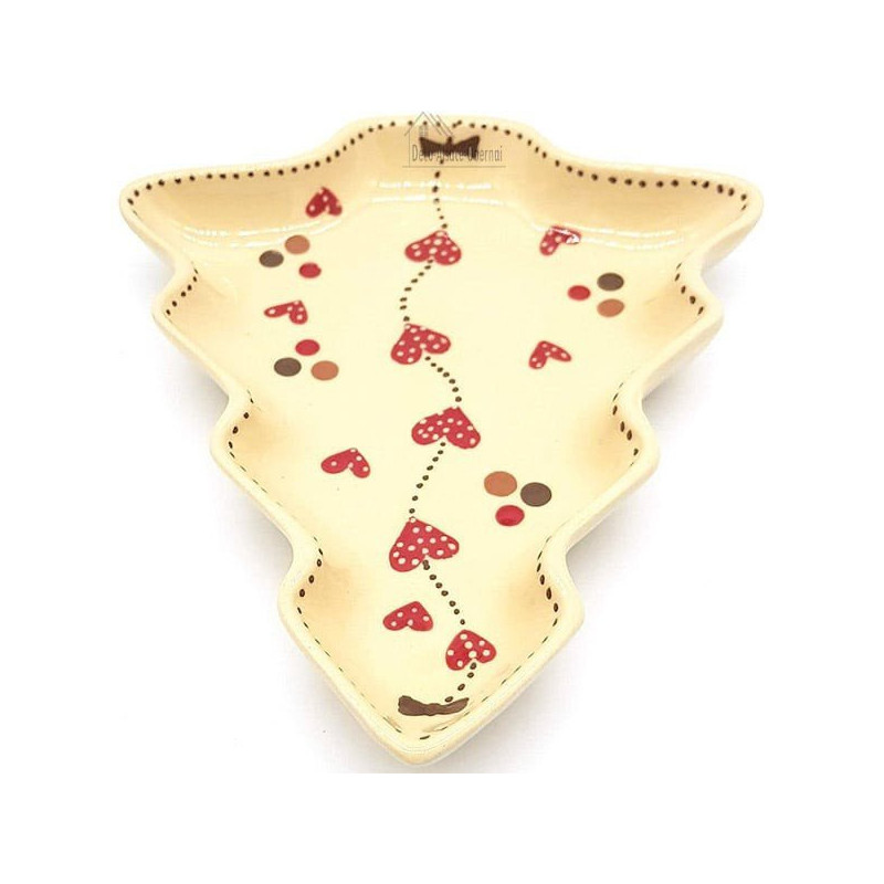 Soufflenheim Fir-shaped cup Nature decor Frieze Hearts