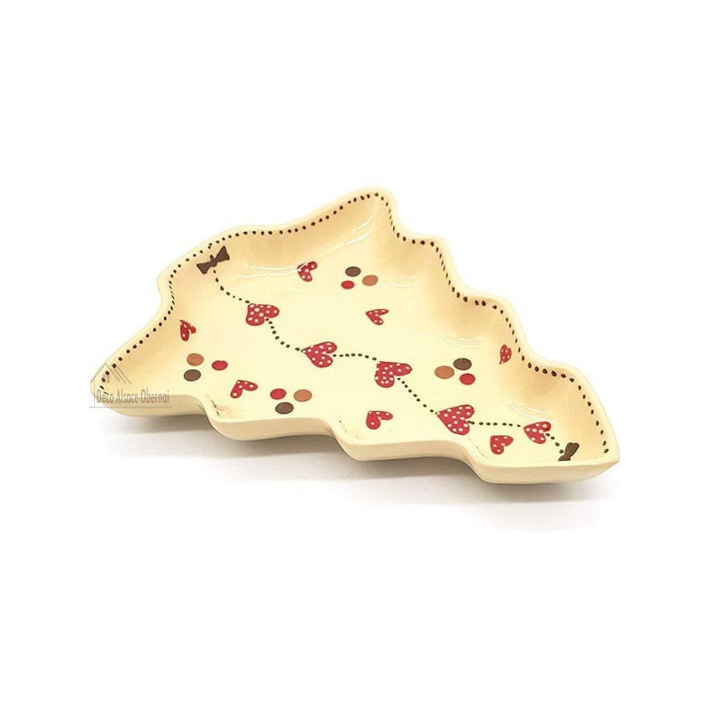 Soufflenheim Fir-shaped cup Nature decor Frieze Hearts