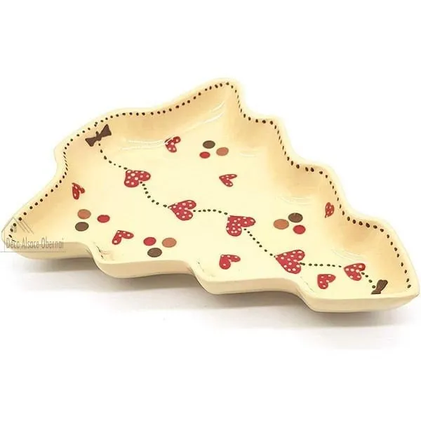 Soufflenheim Fir-shaped cup Nature decor Frieze Hearts