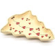 Coupelle forme Sapin de Soufflenheim Nature décor Frise Coeurs