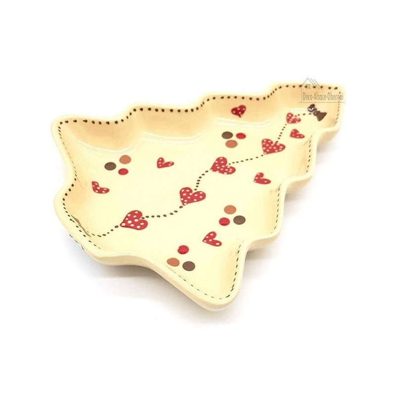 Soufflenheim Fir-shaped cup Nature decor Frieze Hearts