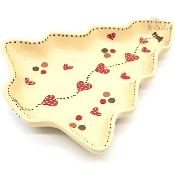 Soufflenheim Fir-shaped cup Nature decor Frieze Hearts