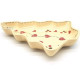Coupelle forme Sapin de Soufflenheim Nature décor Frise Coeurs